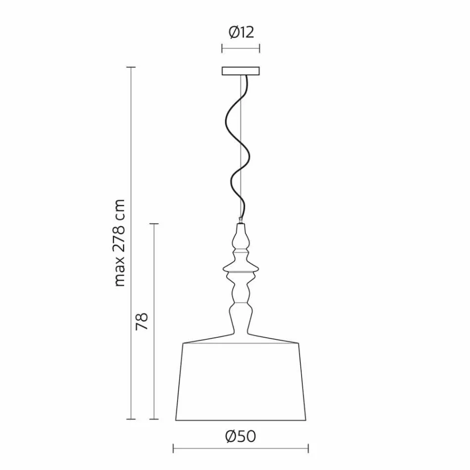 Upphängningslampskärm kort i vit glansig keramisk design - Cadabra Viadurini