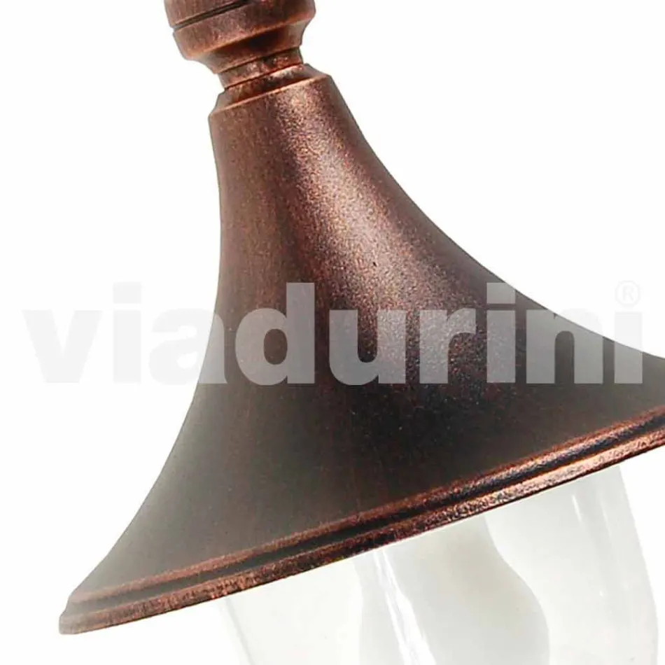 Utomhusfjädringslampa i aluminium tillverkad i Italien, Anusca Viadurini