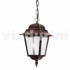 Utomhusfjädringslampa tillverkad av aluminium, tillverkad i Italien, Aquilina Viadurini