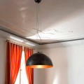 Lampa liten suspension i Moonlight Steel