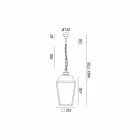 Industriell stil taklampa Quadro Il Fanale Viadurini