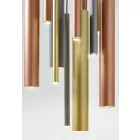 Modern rörformad fjädringslampa med flexibel kabel - Tubò Aldo Bernardi Viadurini