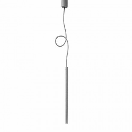 Modern rörformad fjädringslampa med flexibel kabel - Tubò Aldo Bernardi Viadurini