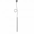 Modern rörformad fjädringslampa med flexibel kabel - Tubò Aldo Bernardi
