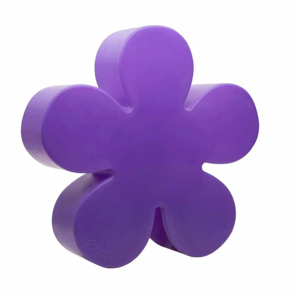 Bordslampa för färgad blomma inomhus eller utomhus modern design - Fiorestar Viadurini