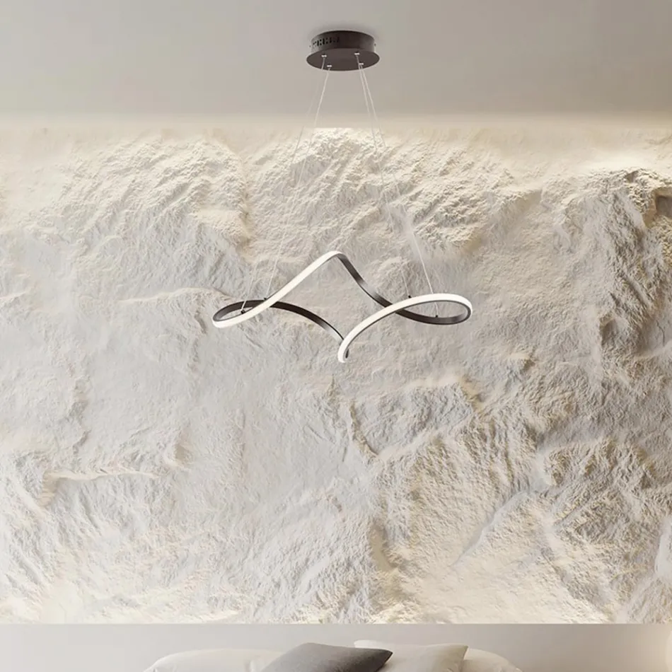 Handgjord lampa i glas och metall tillverkad i Italien för vardagsrum och sovrum - Pictor Viadurini