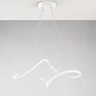 Handgjord lampa i glas och metall tillverkad i Italien för vardagsrum och sovrum - Pictor Viadurini