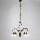 Handgjord lampa i glas och metall för eleganta utrymmen – Cometa Viadurini