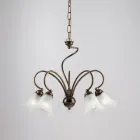 Handgjord lampa i glas och metall för eleganta utrymmen – Cometa Viadurini