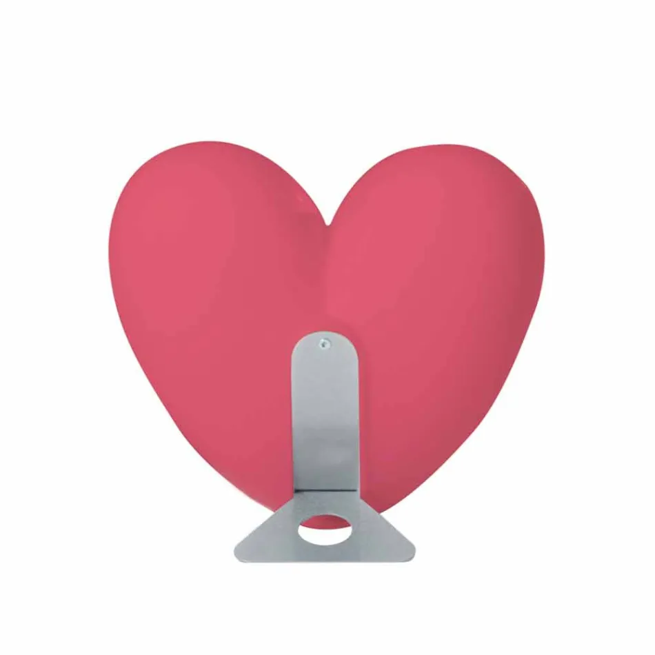 Färgad Slide Kärlek bordslampa hjärta gjord i Italien Viadurini