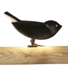 Bordslampa i emaljerad toskansk majolika Tillverkad i Italien - Uccellino Viadurini