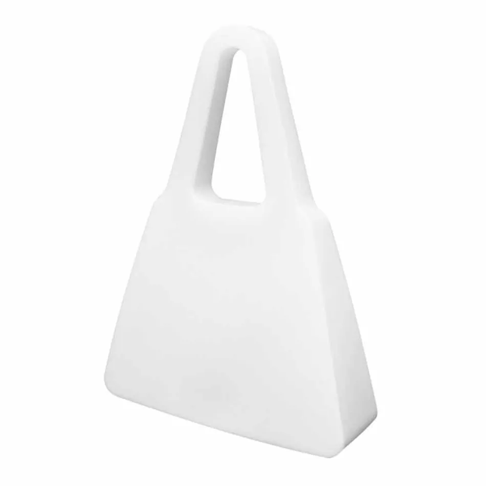 Bordslampa i vit plast av modern design för inomhus - Borsastar Viadurini