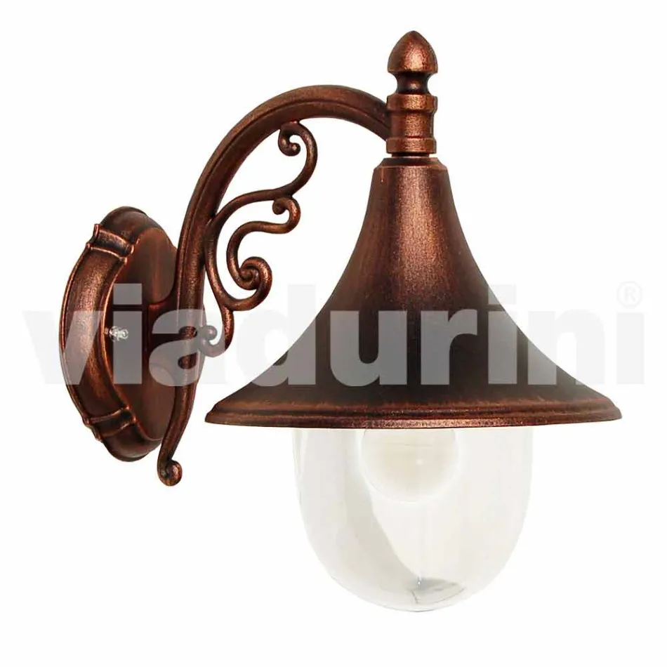 Utomhuslampa i gjuten aluminium tillverkad i Italien, Anusca Viadurini