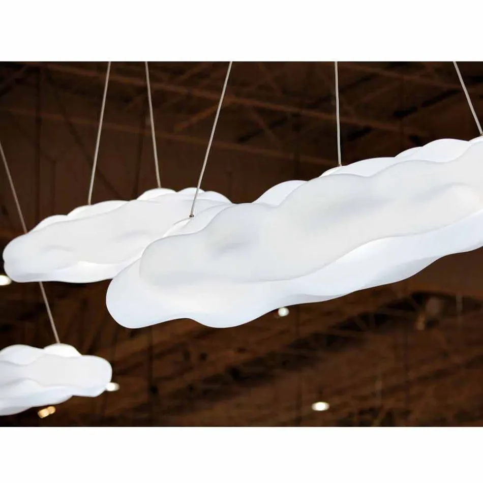 Utomhus design upphängningslampa i polyeten - Nefos från Myyour Viadurini