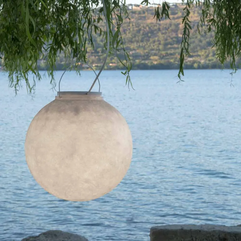 Utomhusfjädringslampa In-es.artdesign Luna Ut i nebulit Viadurini