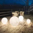 Utomhus golvlampa In-es.artdesign Ex.Moon i nebulit Viadurini