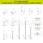 Utomhuslampa i aluminium med opal akrylsfär - Trovaantracit Viadurini