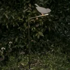 Utomhuslampa i emaljerad toskansk majolika Tillverkad i Italien - Uccellino Viadurini