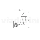 Utomhuslampa i glas och aluminium i 5 olika ytbehandlingar - Alchemist Viadurini