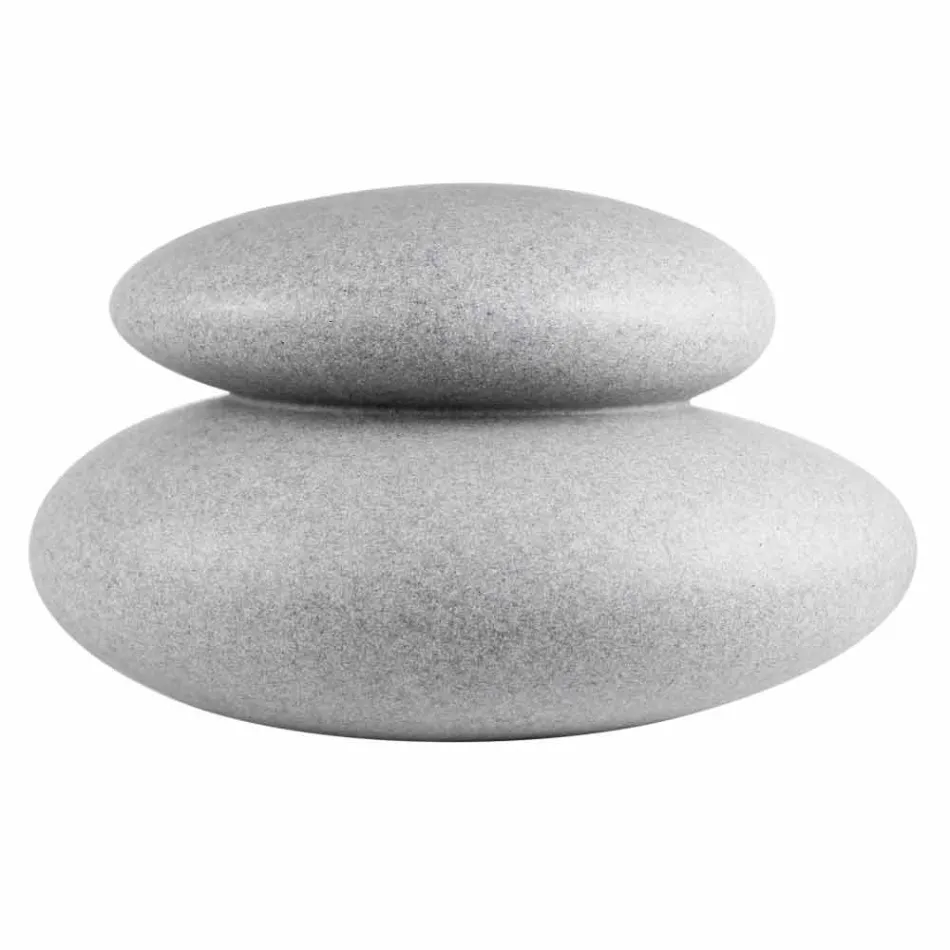 Utomhus- eller inomhusrockformad lampa, modern färgad design - Sassostar Viadurini