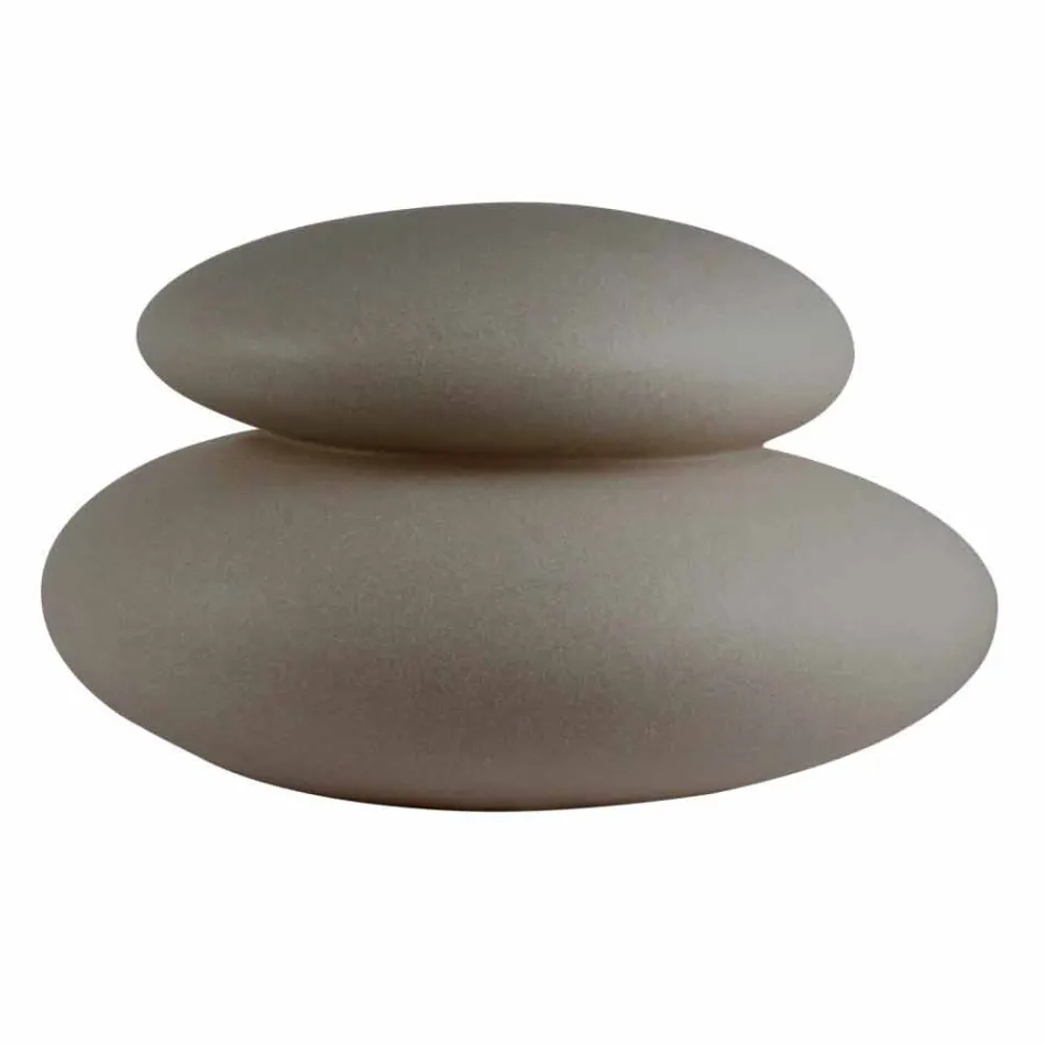 Utomhus- eller inomhusrockformad lampa, modern färgad design - Sassostar Viadurini