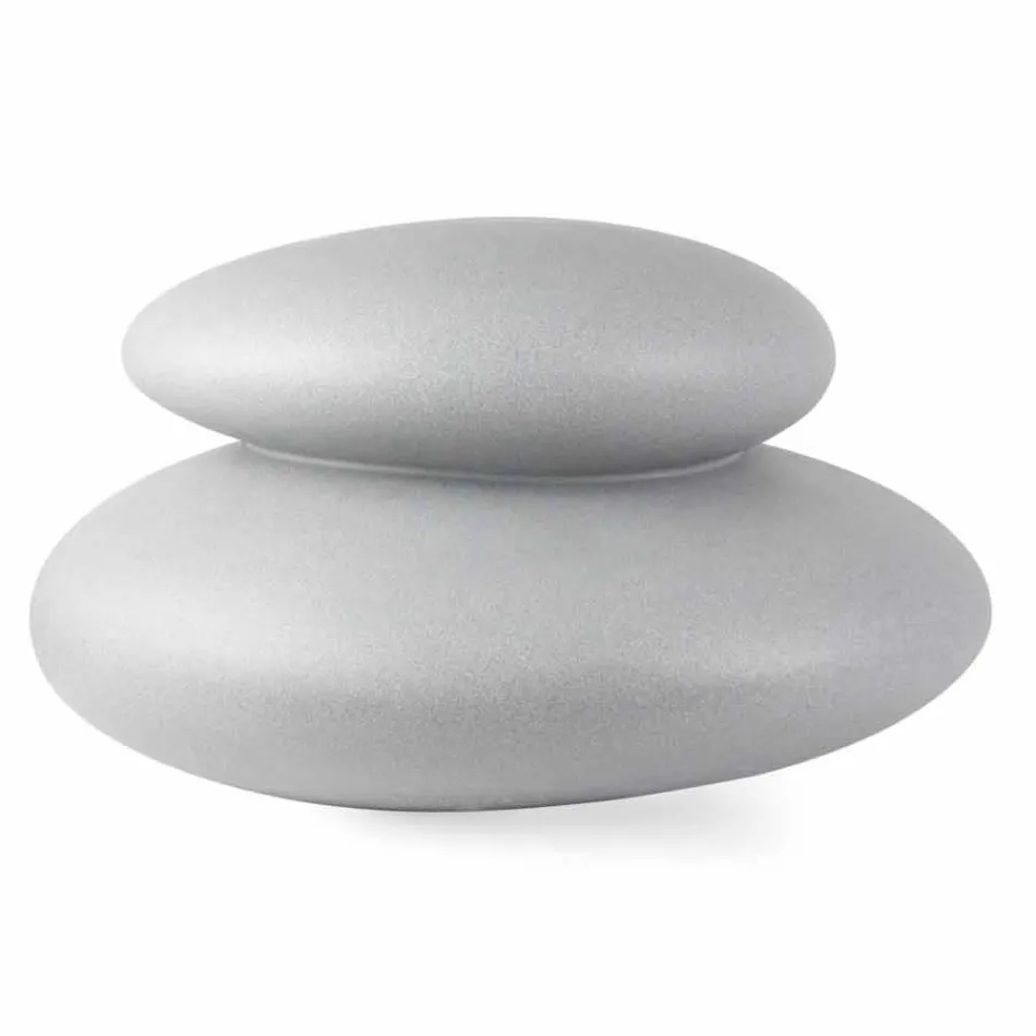 Utomhus- eller inomhusrockformad lampa, modern färgad design - Sassostar Viadurini