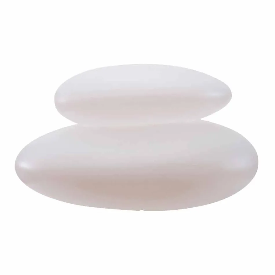 Utomhus- eller inomhusrockformad lampa, modern färgad design - Sassostar Viadurini