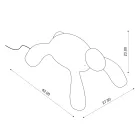 Uppladdningsbar och Touch-dimbar utomhuslampa - Turtle Viadurini