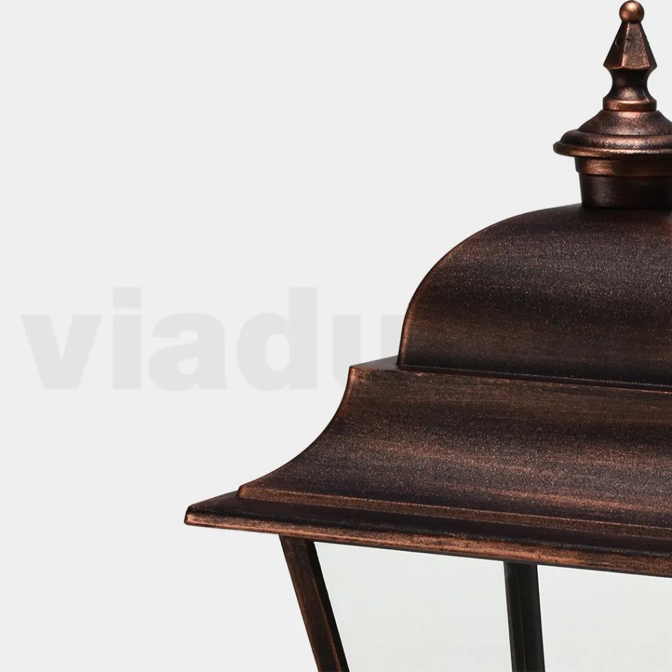 Vintage golvträdgårdslampa i aluminium Tillverkad i Italien - Bonaria Viadurini