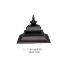 Vintage golvträdgårdslampa i aluminium Tillverkad i Italien - Bonaria Viadurini