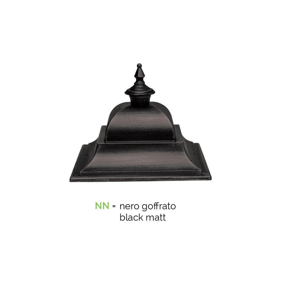 Vintage golvträdgårdslampa i aluminium Tillverkad i Italien - Bonaria Viadurini