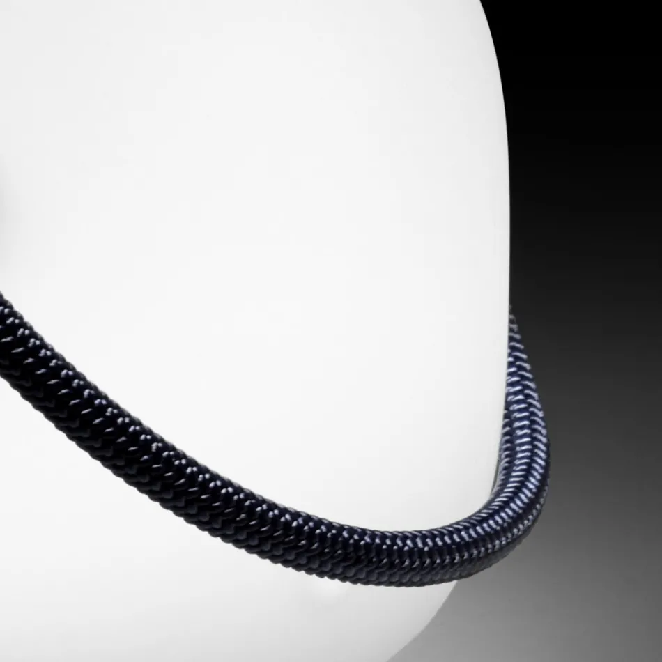 Trädgårdslampa i polyeten med handtag tillverkad i Italien - Galicien Viadurini