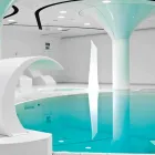 Ljus vit Prisma Slide Manhattan inomhuslampa gjord i Italien Viadurini