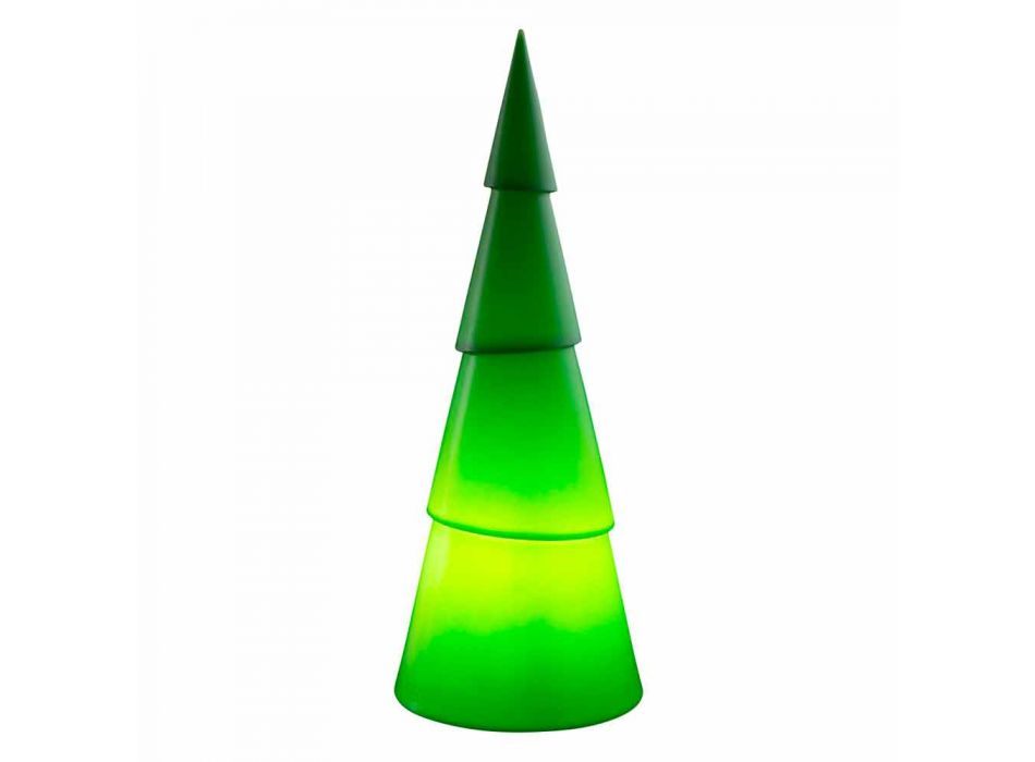 Inomhus- eller utomhuslampa i vit, röd eller grön plast - Alberostar Viadurini