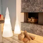 Inomhus- eller utomhuslampa i vit, röd eller grön plast - Alberostar Viadurini