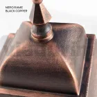 Utomhusvägglampa i aluminium och sandblästrat glas - Alchemist Viadurini