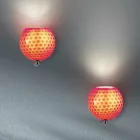 Artisan Vägglampa i Venetianskt blåst glas - Bolle Balloton Viadurini