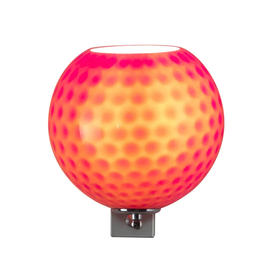 Artisan Vägglampa i Venetianskt blåst glas - Bolle Balloton Viadurini