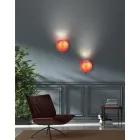 Artisan Vägglampa i Venetianskt blåst glas - Bolle Balloton Viadurini