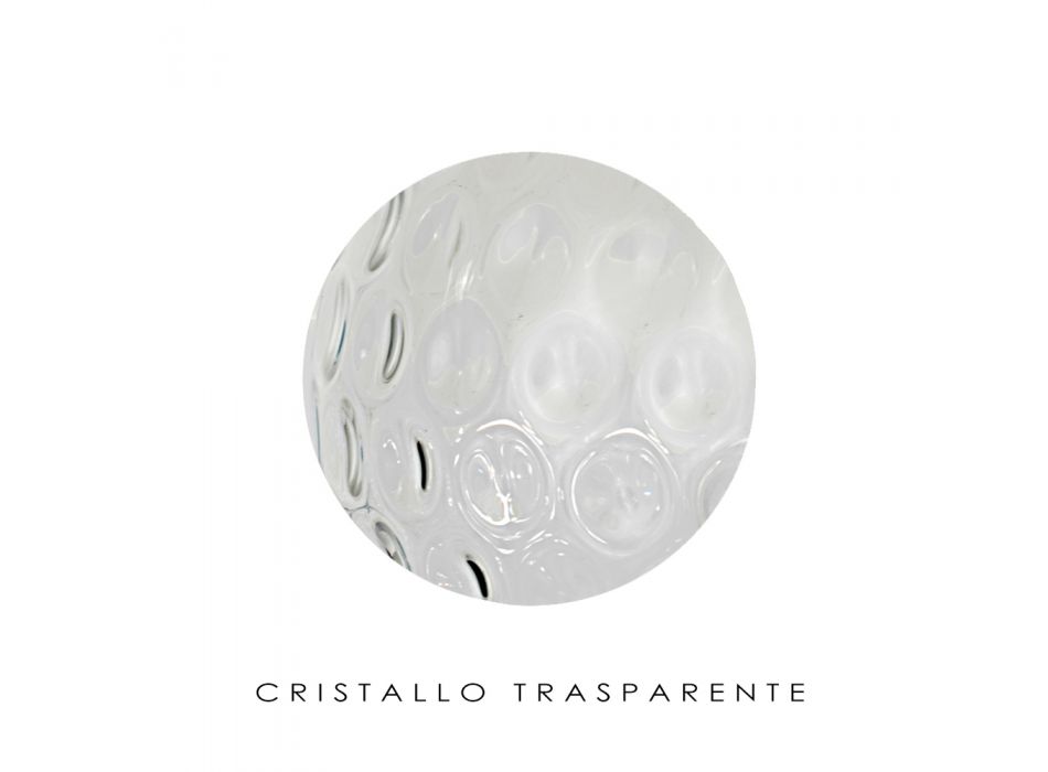 Artisan Vägglampa i Venetianskt blåst glas - Bolle Balloton Viadurini