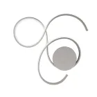 Vägglampa med LED i Målad Metall Modern Design - Trella Viadurini