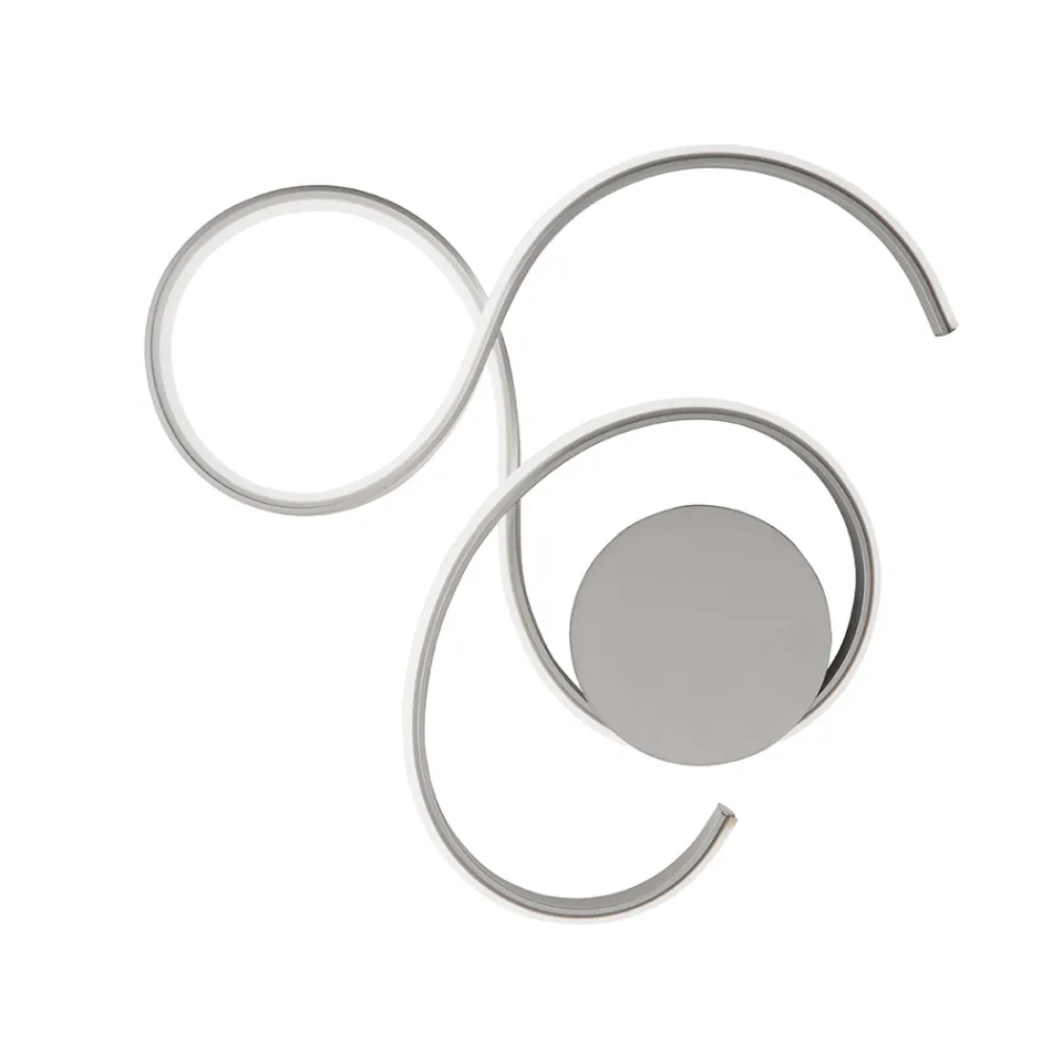 Vägglampa med LED i Målad Metall Modern Design - Trella Viadurini