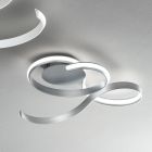 Vägglampa med LED i Målad Metall Modern Design - Trella Viadurini