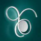 Vägglampa med LED i Målad Metall Modern Design - Trella Viadurini