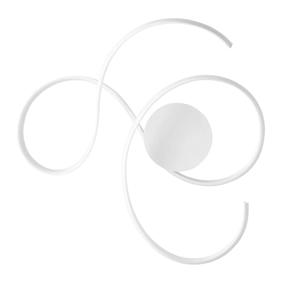 Vägglampa med LED i Målad Metall Modern Design - Trella Viadurini