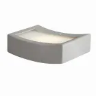 Lampa modern design stålvägg Ø13xh.3,5xsp.10 cm Osea Viadurini