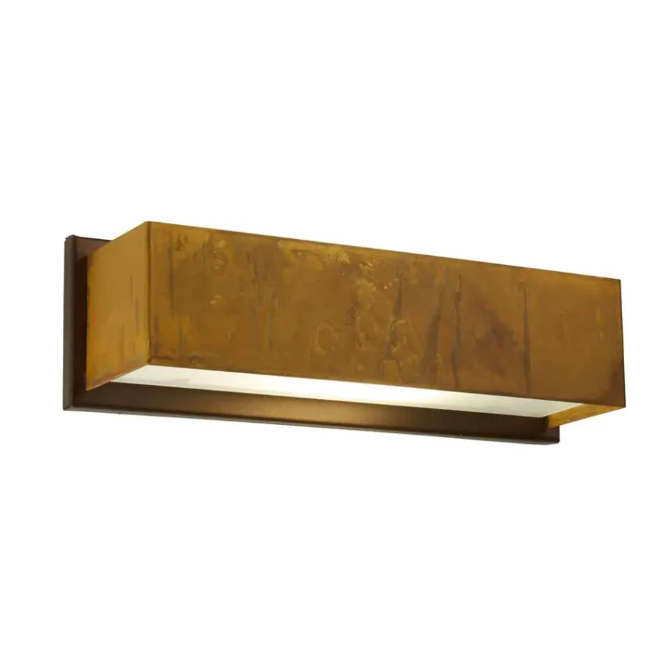 Lampa designvägg av mässing och rostfritt Ø35xh.10xsp.9 cm Harya Viadurini