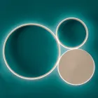 Vägglampa i målad metall med LED Modern Design - Punto Viadurini