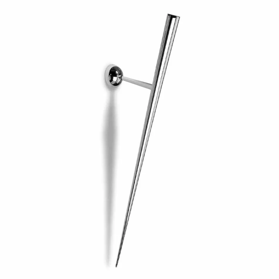 Vägglampa i målad metall med integrerad LED Made in Italy - Throne Viadurini