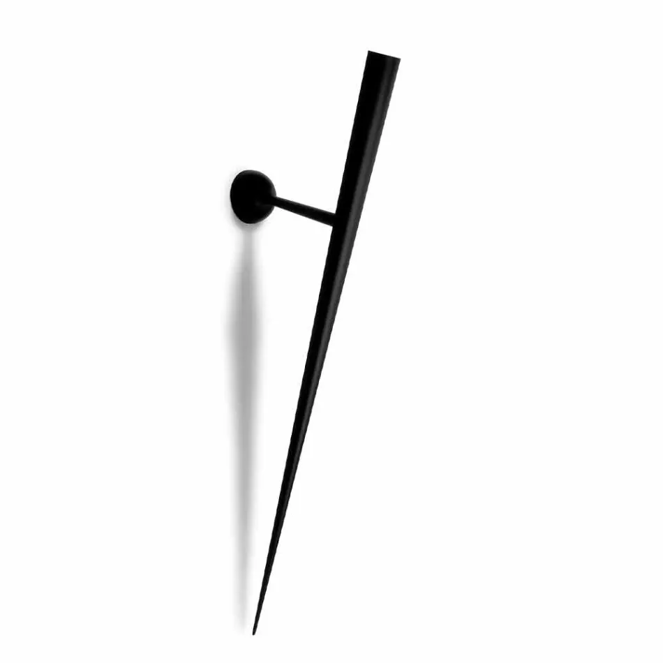 Vägglampa i målad metall med integrerad LED Made in Italy - Throne Viadurini